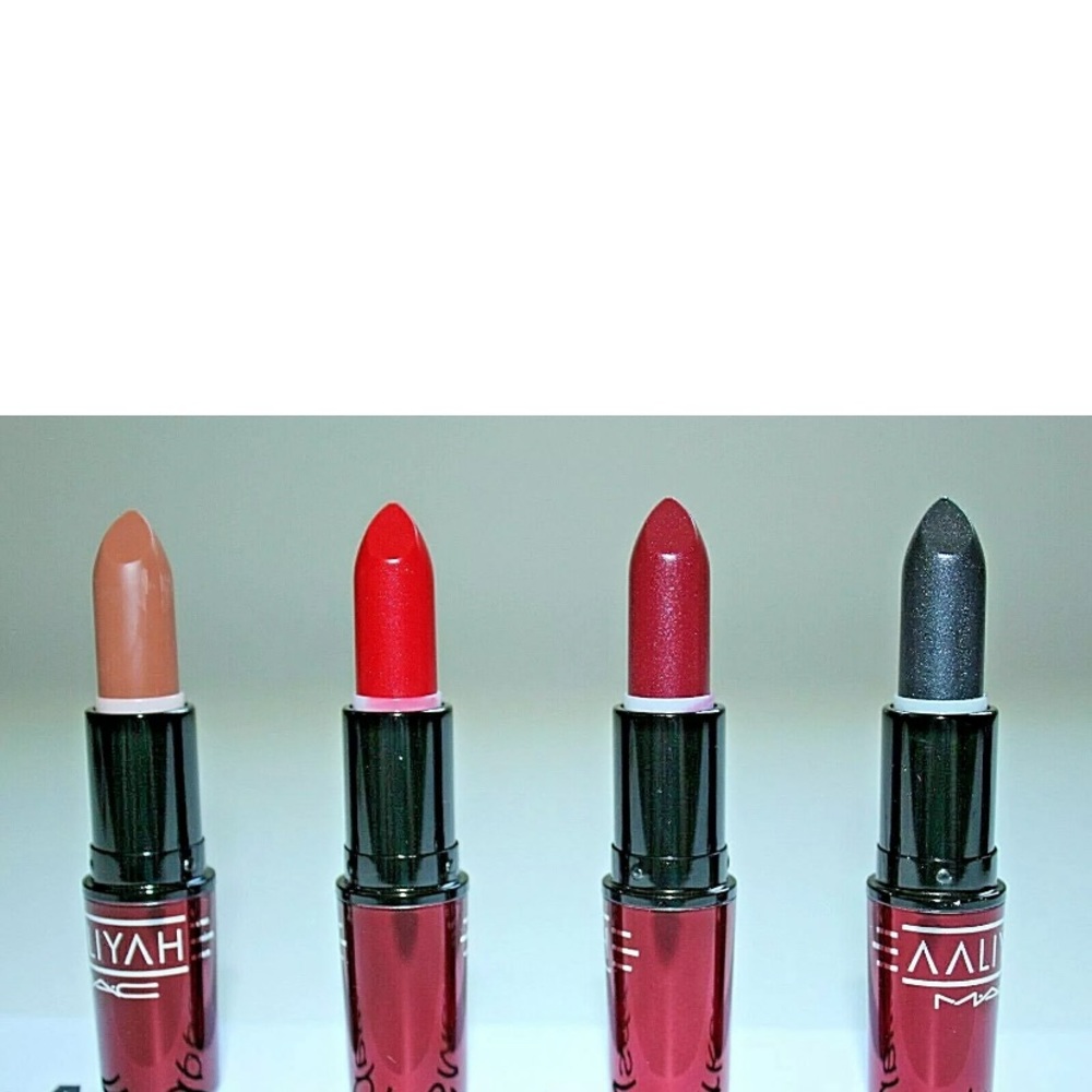 Mac Aaliyah 4pc Lipstick Bundle New In Boxes - Picture 2 of 13